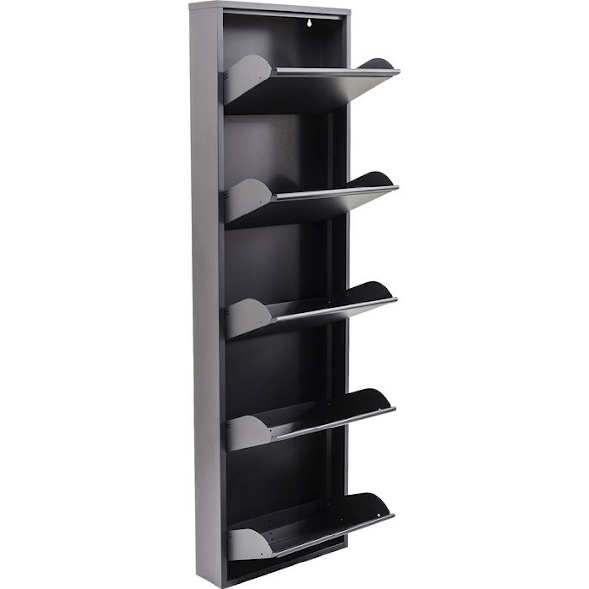 Meuble à chaussure 5 tiroirs CARUSO Kare Design anthracite