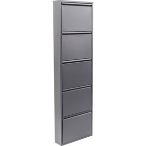 Meuble à chaussure 5 tiroirs CARUSO Kare Design anthracite