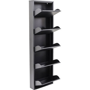Meuble à chaussure 5 tiroirs CARUSO Kare Design anthracite