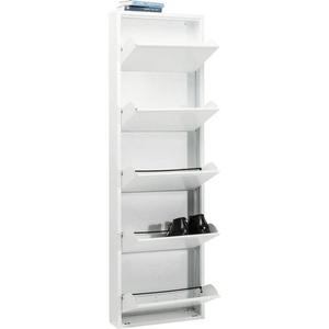 Meuble à chaussure 5 tiroirs CARUSO Kare Design blanc