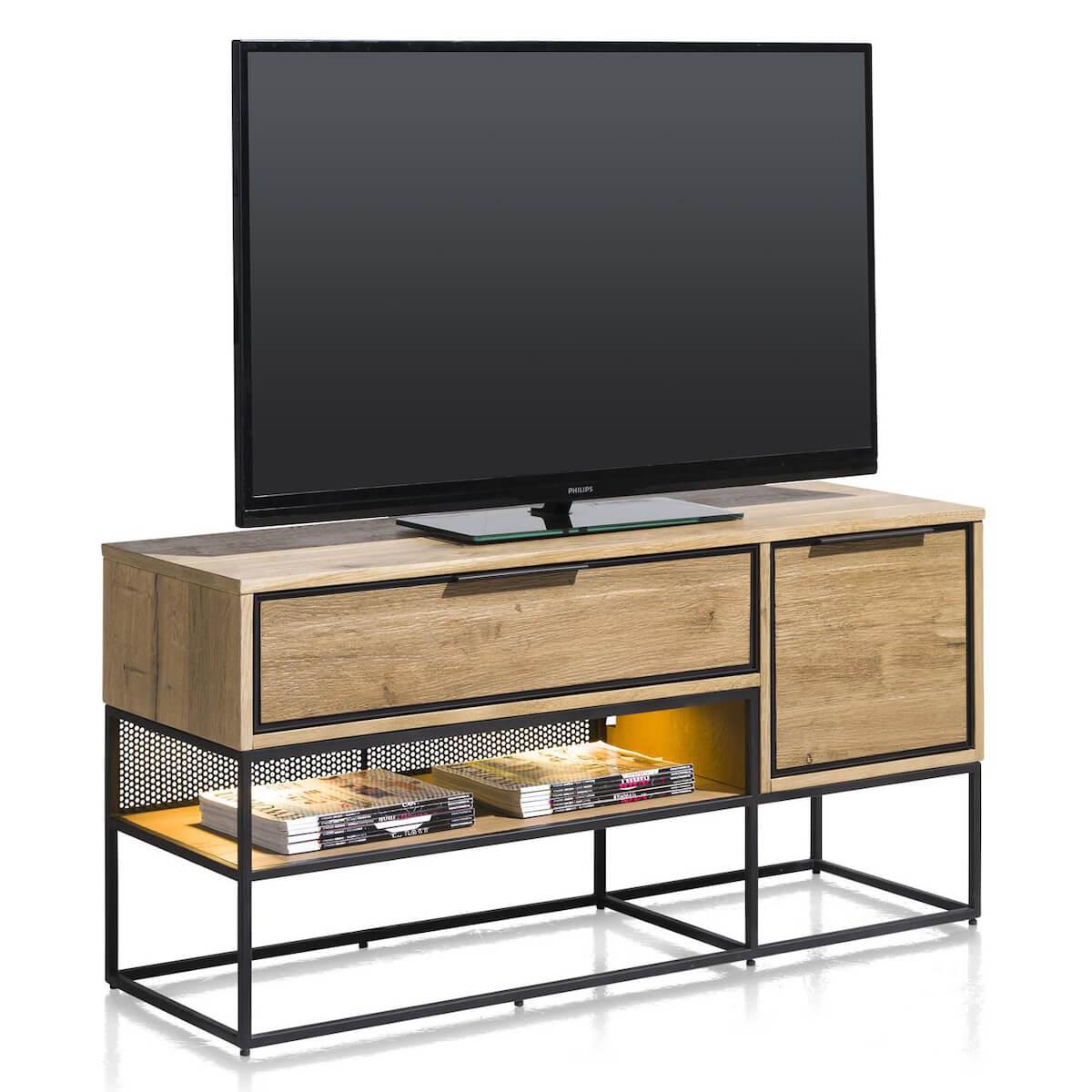 Meuble TV 120cm CITY Henders & Hazel Railway Brown