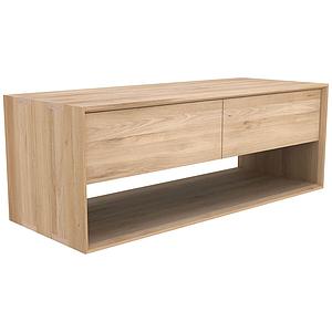 Meuble TV 120cm NORDIC Ethnicraft chêne
