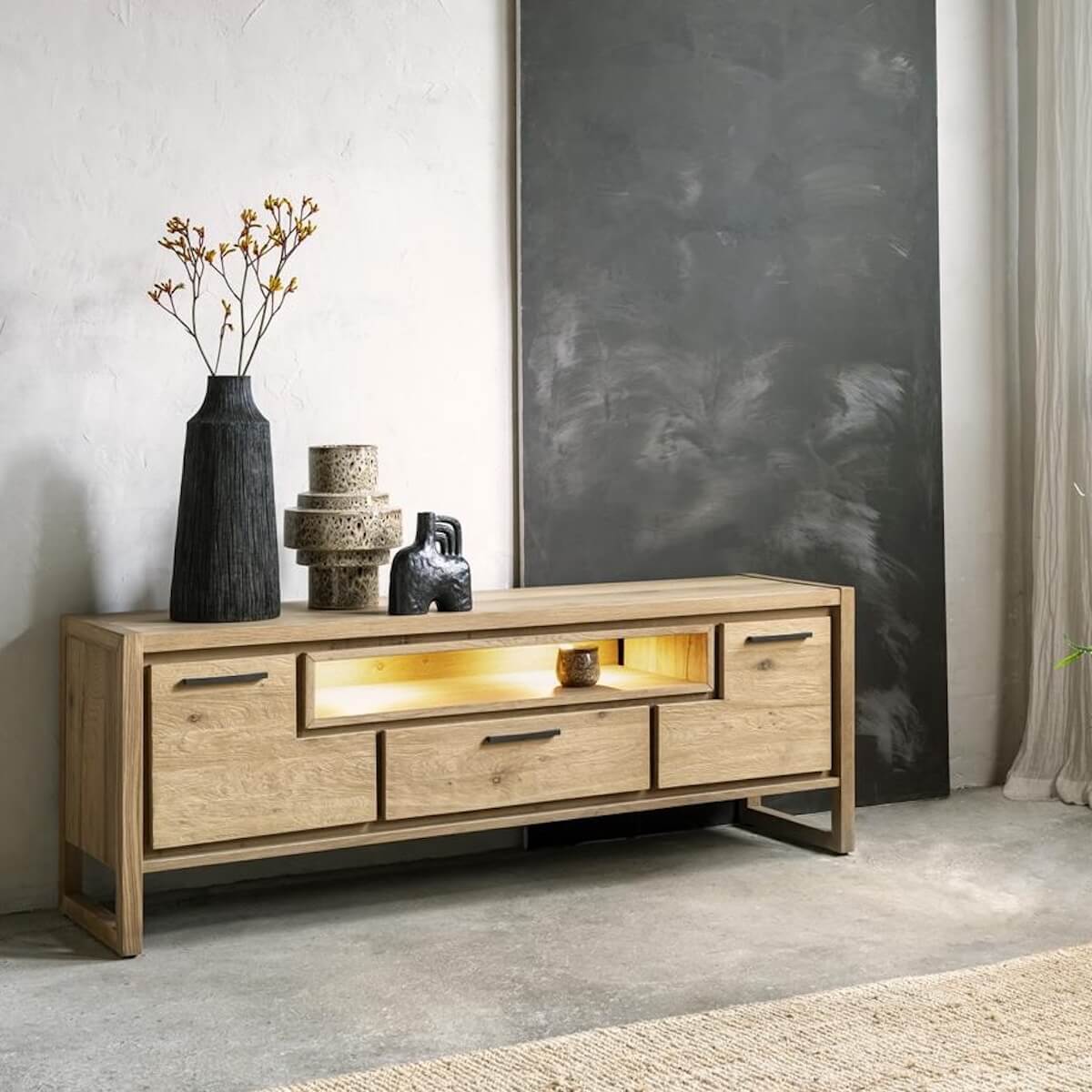 Meuble TV 140cm NYSTEAD Henders & Hazel