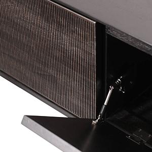 Meuble TV 162cm GROOVES Ethnicraft teck noir