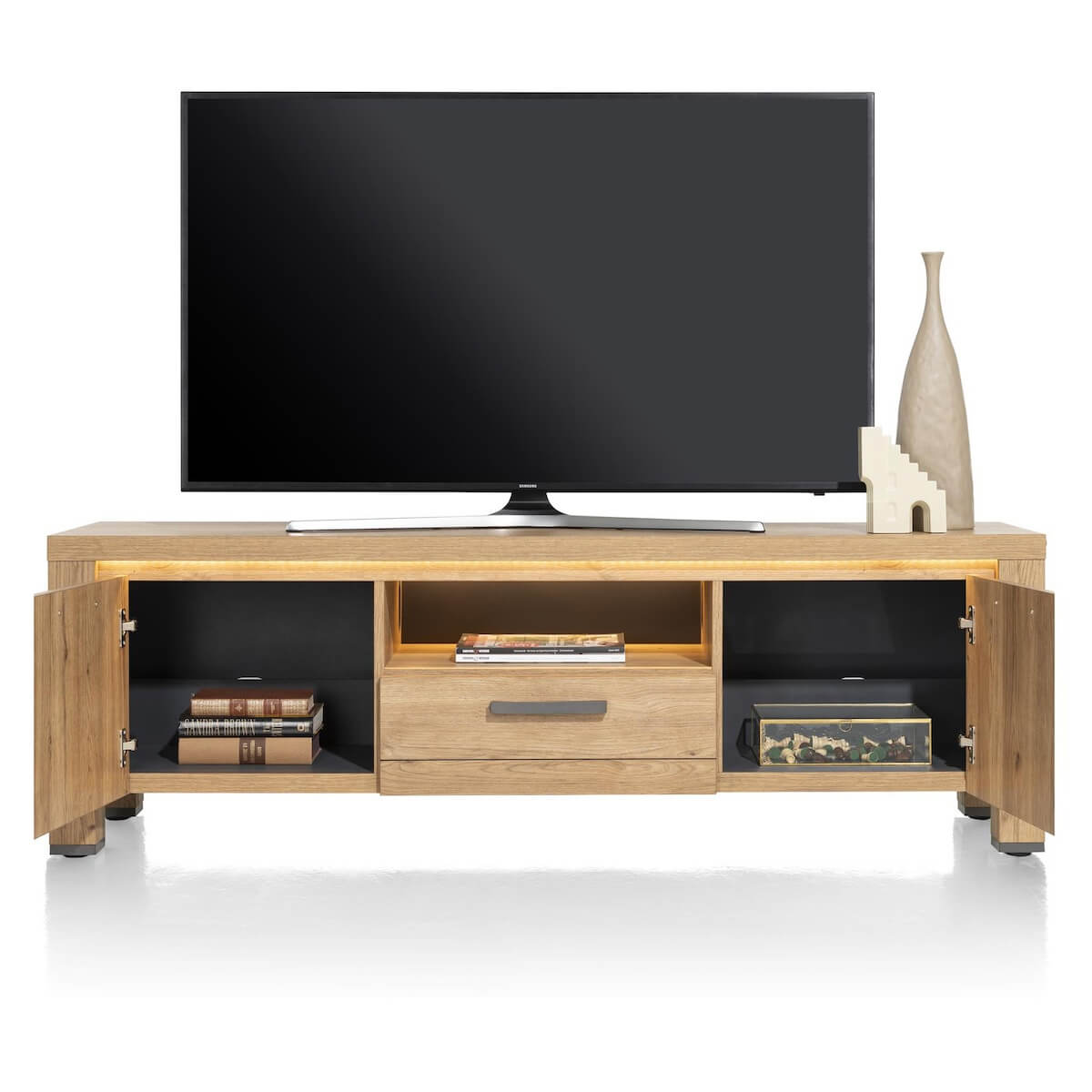 Meuble TV 170cm DELMONTE Henders & Hazel Naturel