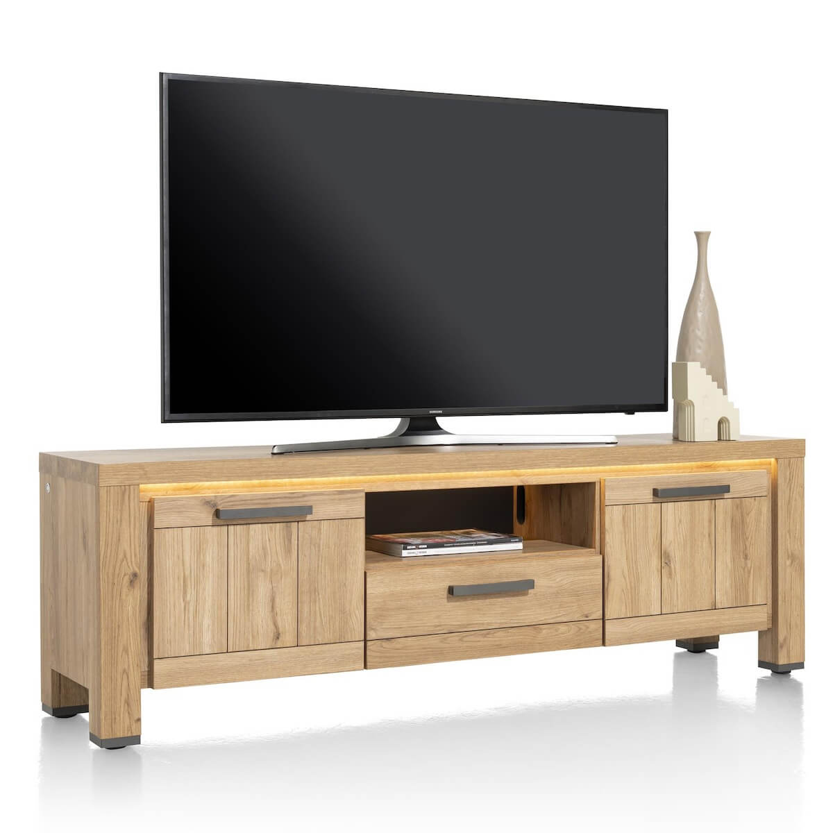 Meuble TV 170cm DELMONTE Henders & Hazel Naturel