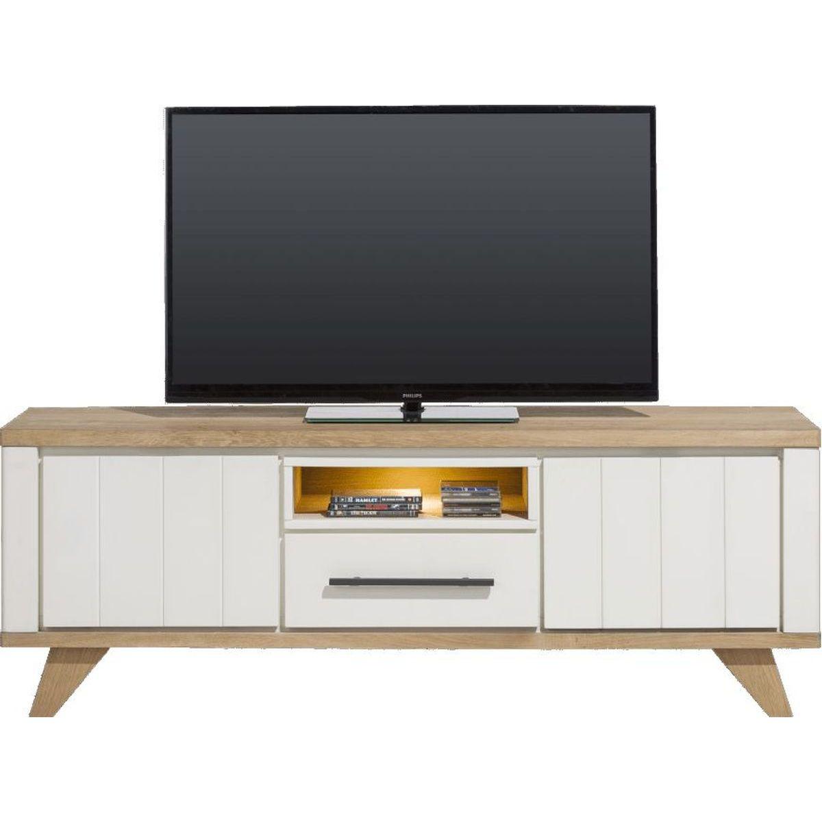 Meuble TV 170cm JARDIN Henders & Hazel blanc