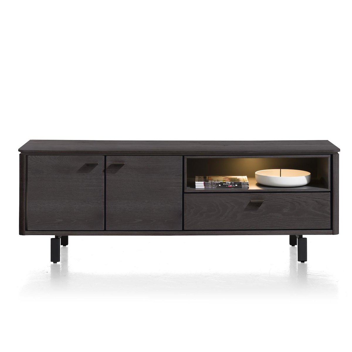 Meuble TV 170cm LIVADA Henders & Hazel Onyx