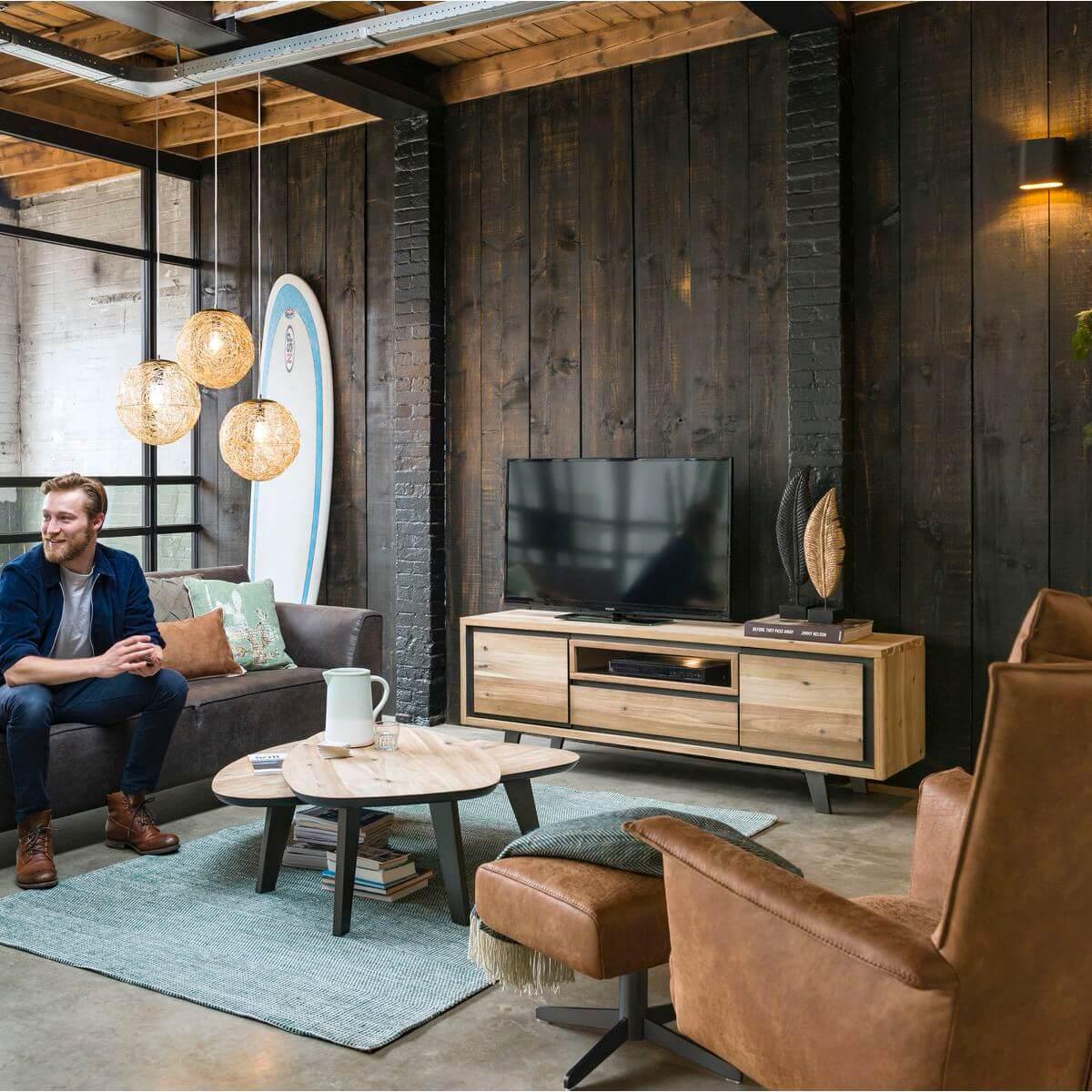 Meuble TV 170cm PRATO Henders & Hazel