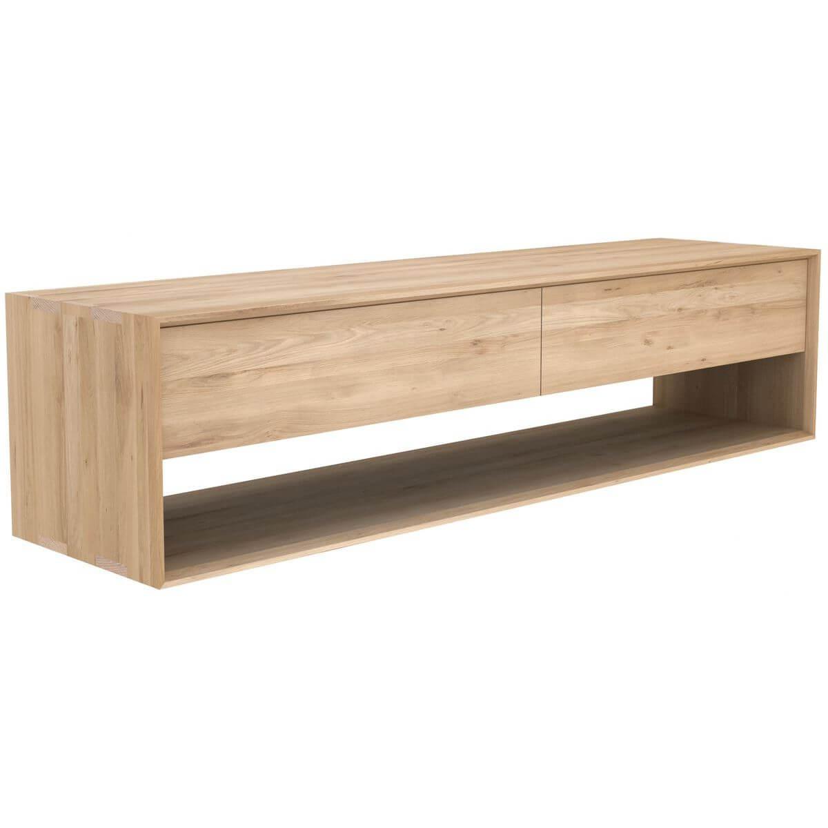 Meuble TV 180cm NORDIC Ethnicraft chêne