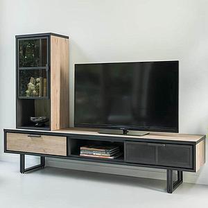 Meuble TV 200cm AVALON Henders & Hazel Naturel