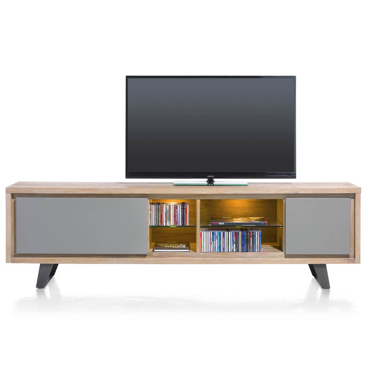 Meuble TV 210cm BOX Henders & Hazel Vintage Grey
