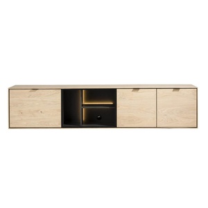Meuble TV 210cm ELEMENTS Xooon chêne naturel