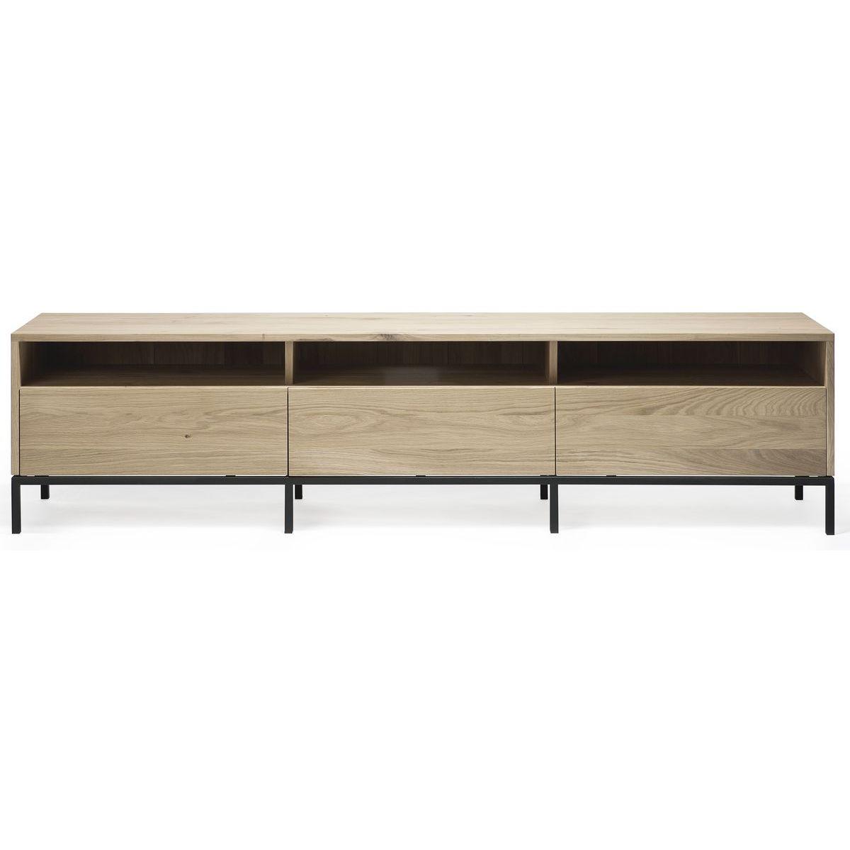 Meuble TV 210cm OAK LIGNA Ethnicraft black