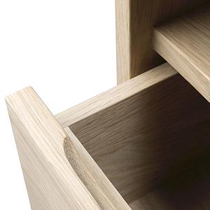 Meuble TV 210cm OAK LIGNA Ethnicraft black