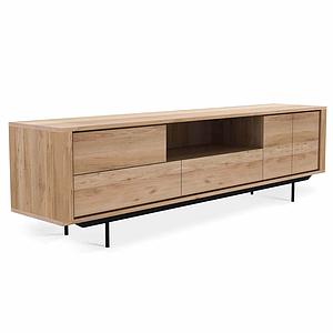 Meuble TV 224cm SHADOW Ethnicraft chêne