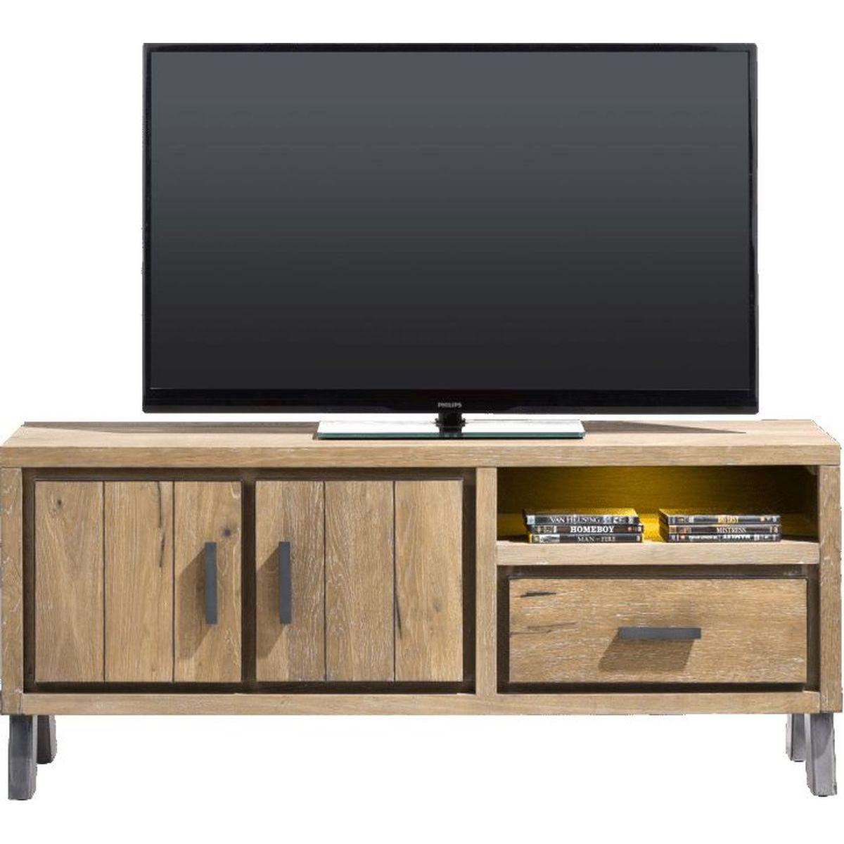 Meuble TV VITORIA Henders & Hazel 140cm LED