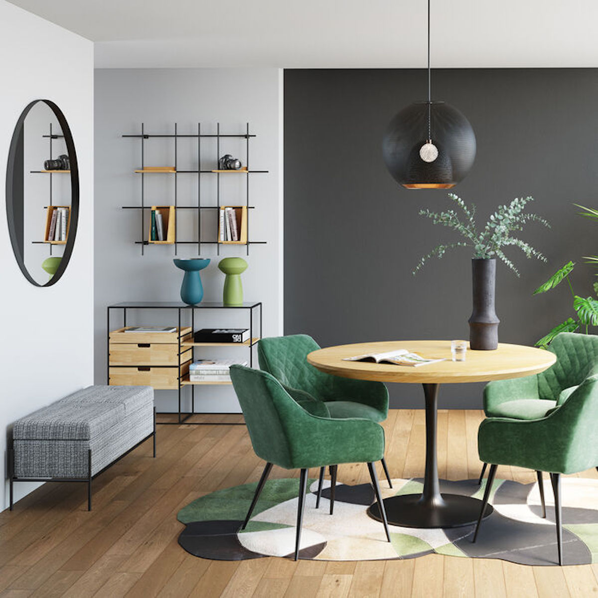 Miroir 100cm BELLA Kare Design