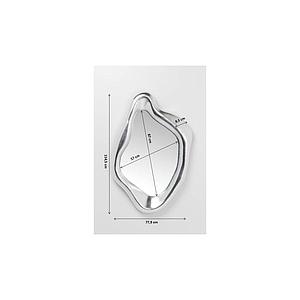 Miroir 119x76cm HOLOGRAM Kare Design argenté