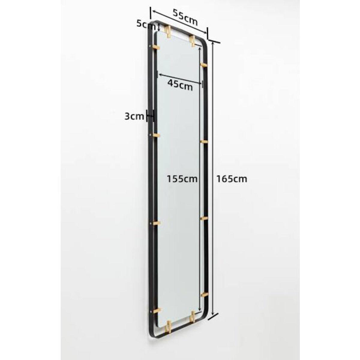 Miroir 165x55cm BETSY FRAME Kare Design métal