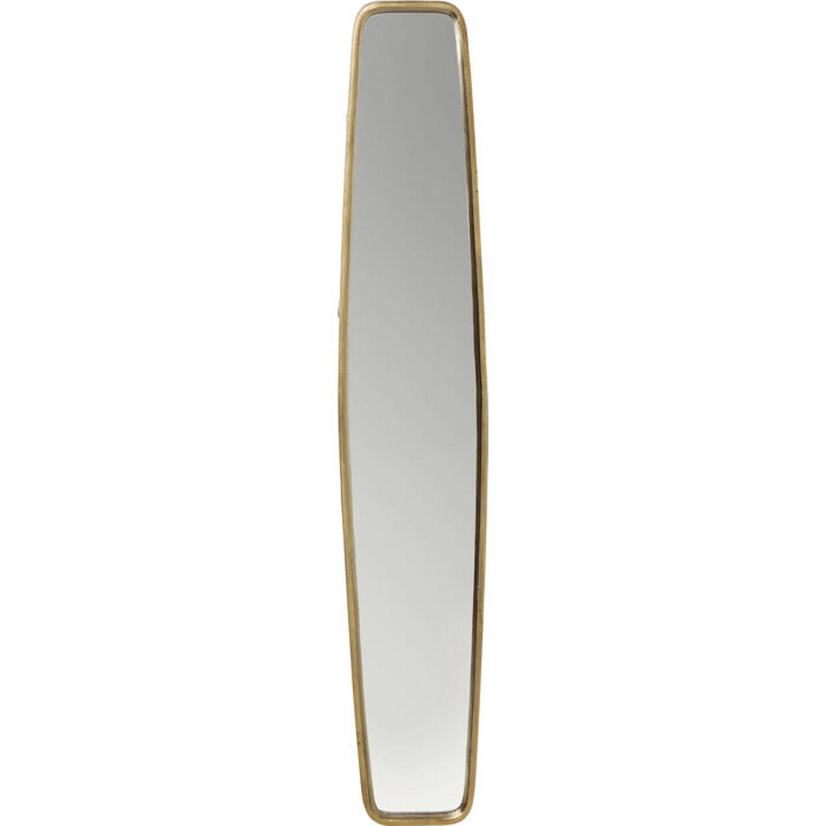 Miroir 177x32cm CLIP Kare Design Brass