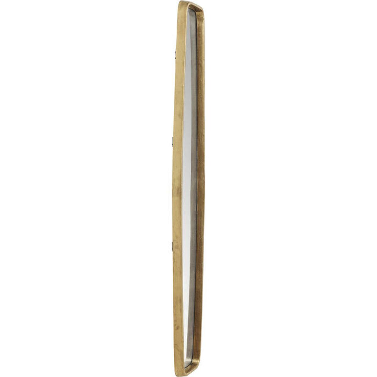 Miroir 177x32cm CLIP Kare Design Brass