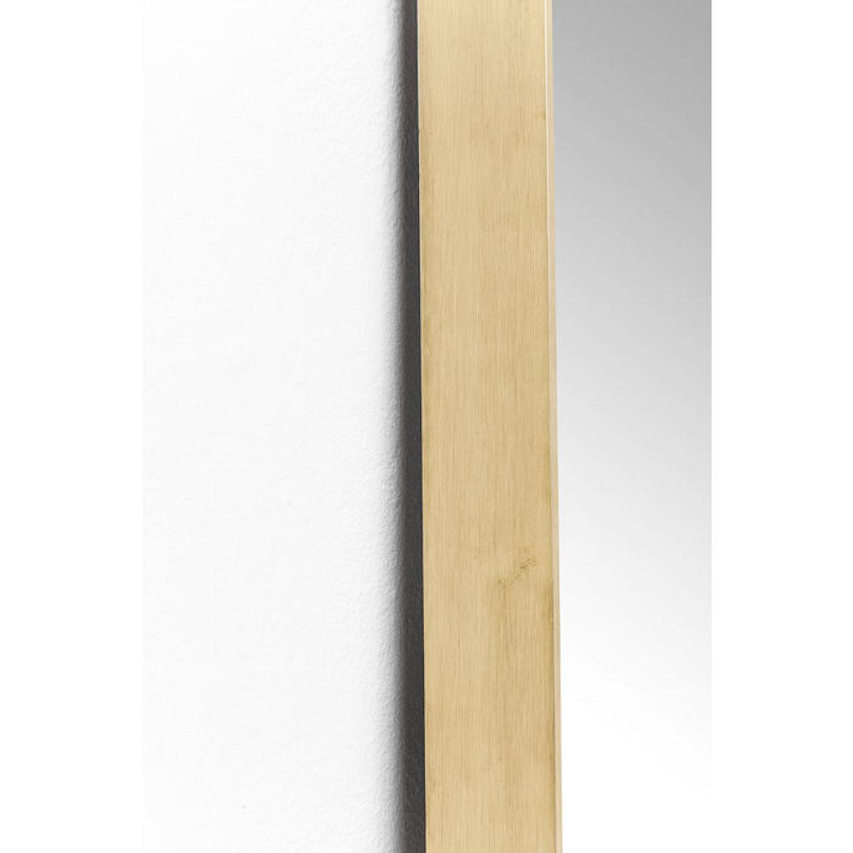 Miroir 200x70cm CURVE Kare Design laiton
