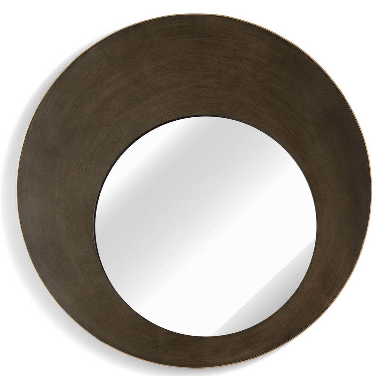 Miroir 65cm PELLE L Coco Maison