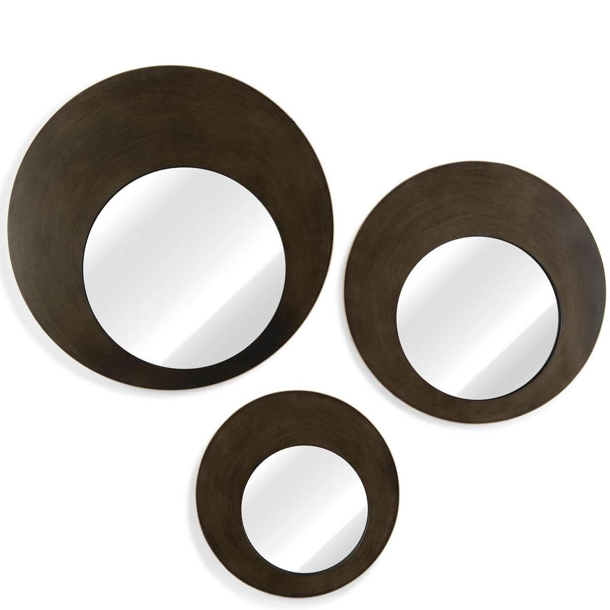 Miroir 65cm PELLE L Coco Maison