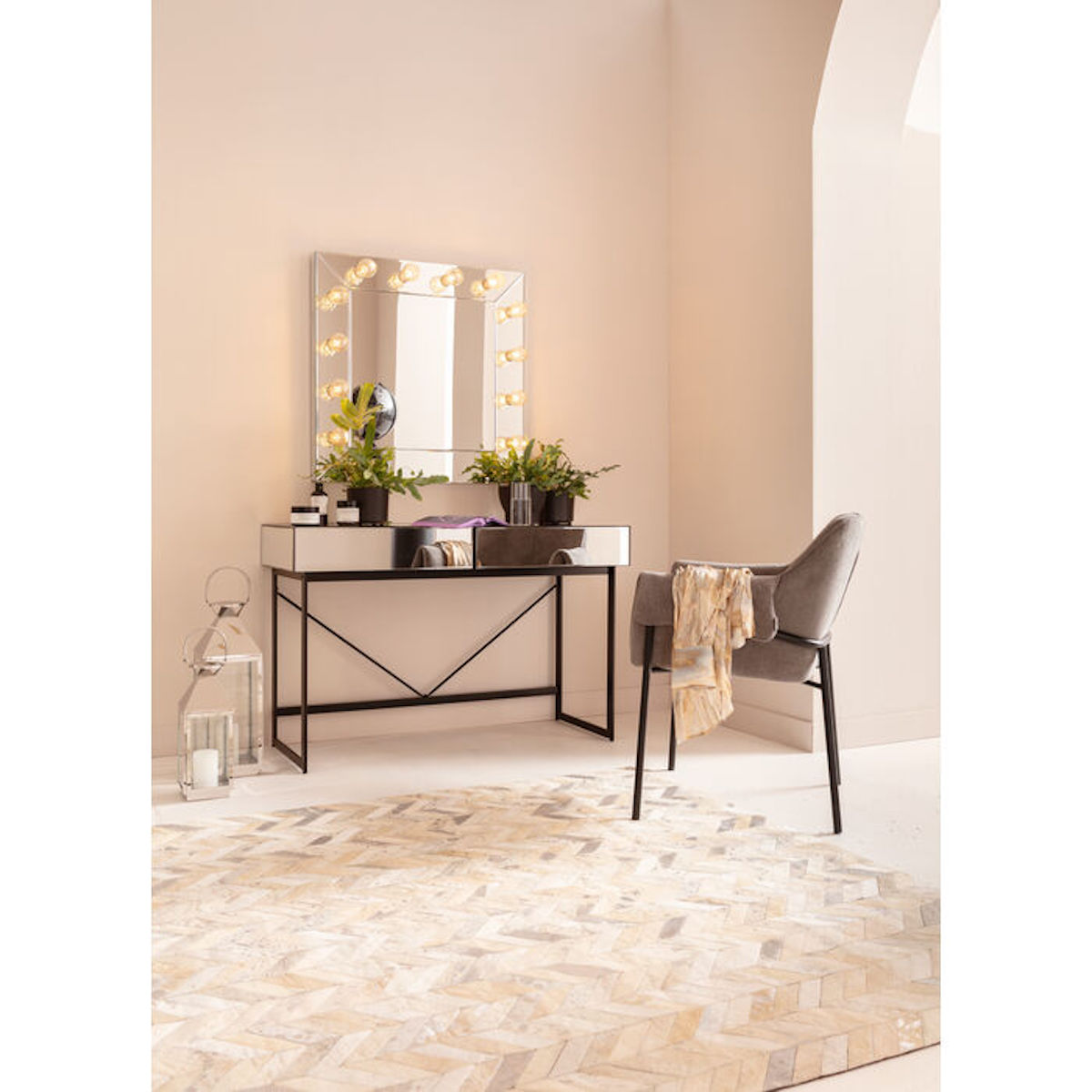 Miroir 81x81cm MAKE UP Kare Design