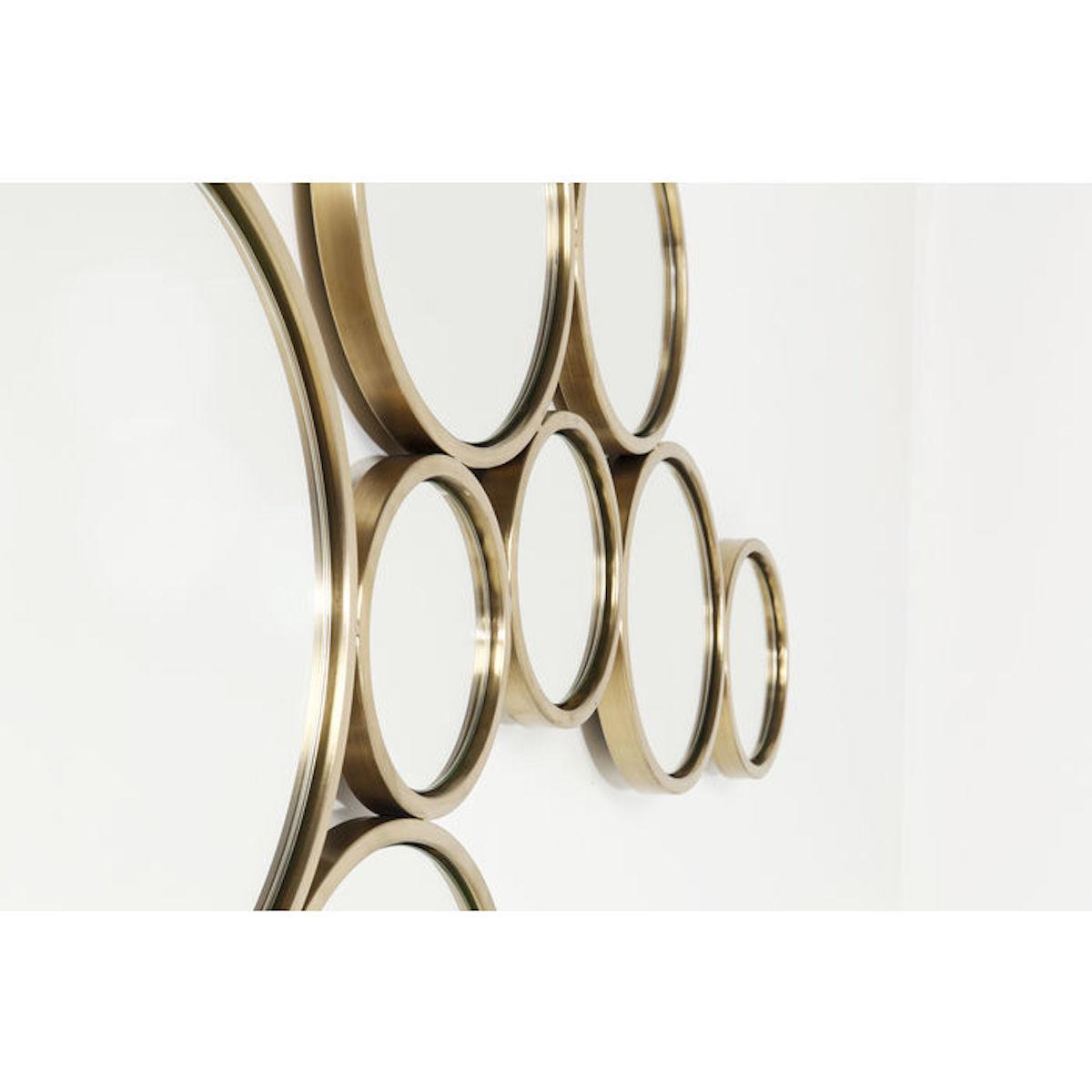 Miroir 93x138cm BUBBLE Kare Design laiton