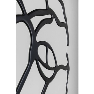 Miroir mural 100cm PIECES Kare Design noir mat