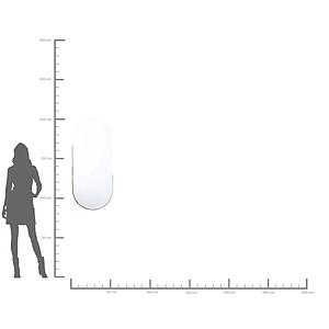 Miroir ovale 114x50cm HIPSTER Kare Design