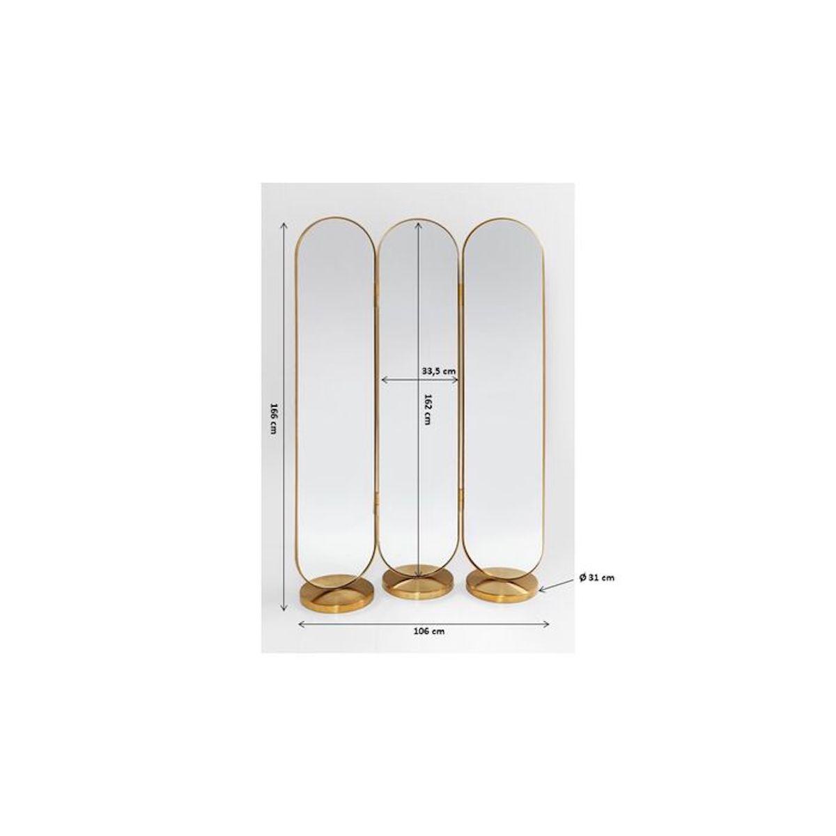 Miroir Paravent Curve Kare Design