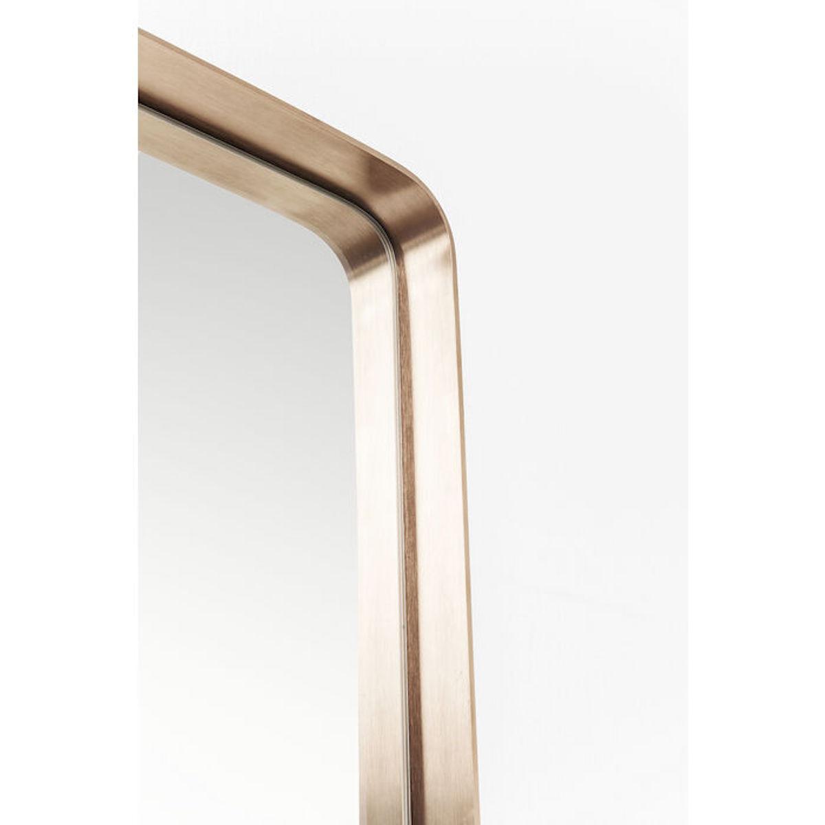 Miroir rectangulaire 200x70cm CURVE Kare Design cuivre