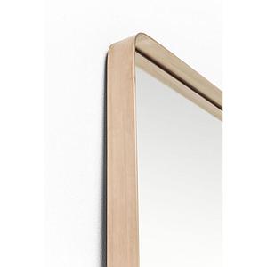 Miroir rectangulaire 200x70cm CURVE Kare Design cuivre