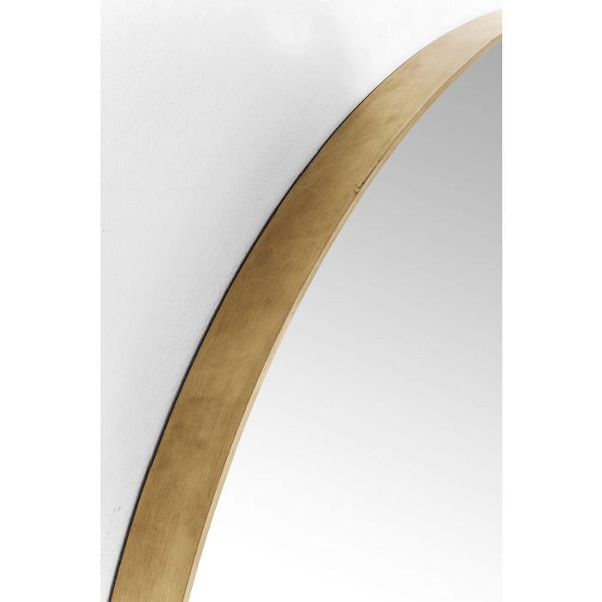 Miroir rond 100cm CURVE Kare Design laiton