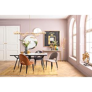 Miroir rond 100cm CURVE Kare Design laiton