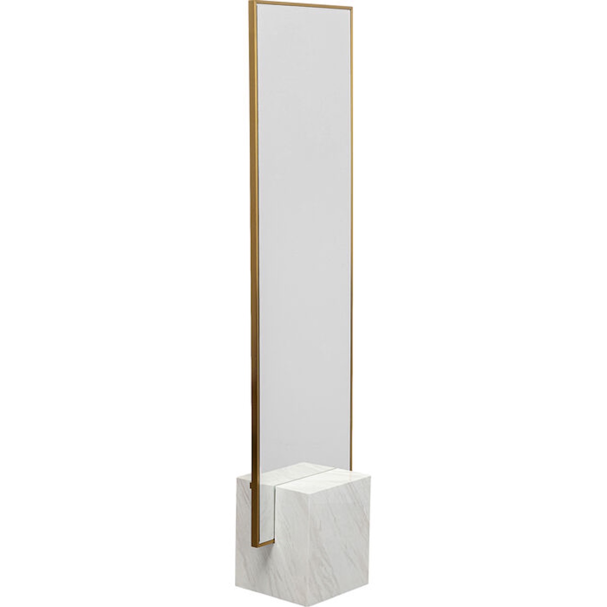 Miroir sur pied 46x180cm HULDA Kare Design laiton