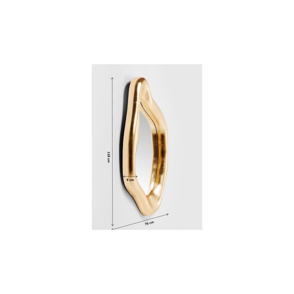 Mirror Hologram Gold 76x119cm Kare Design