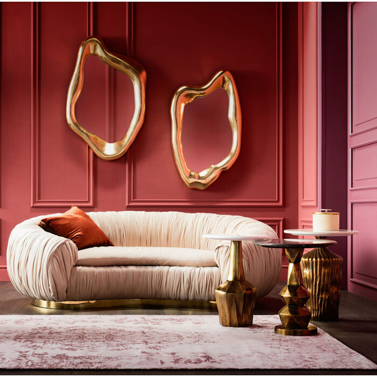 Mirror Hologram Gold 76x119cm Kare Design