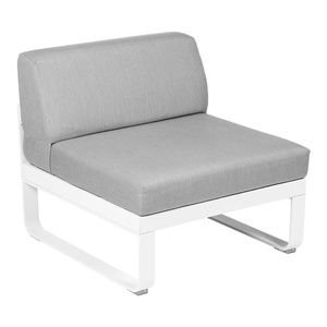 Module central 1 place BELLEVIE Fermob blanc coton-gris flanelle