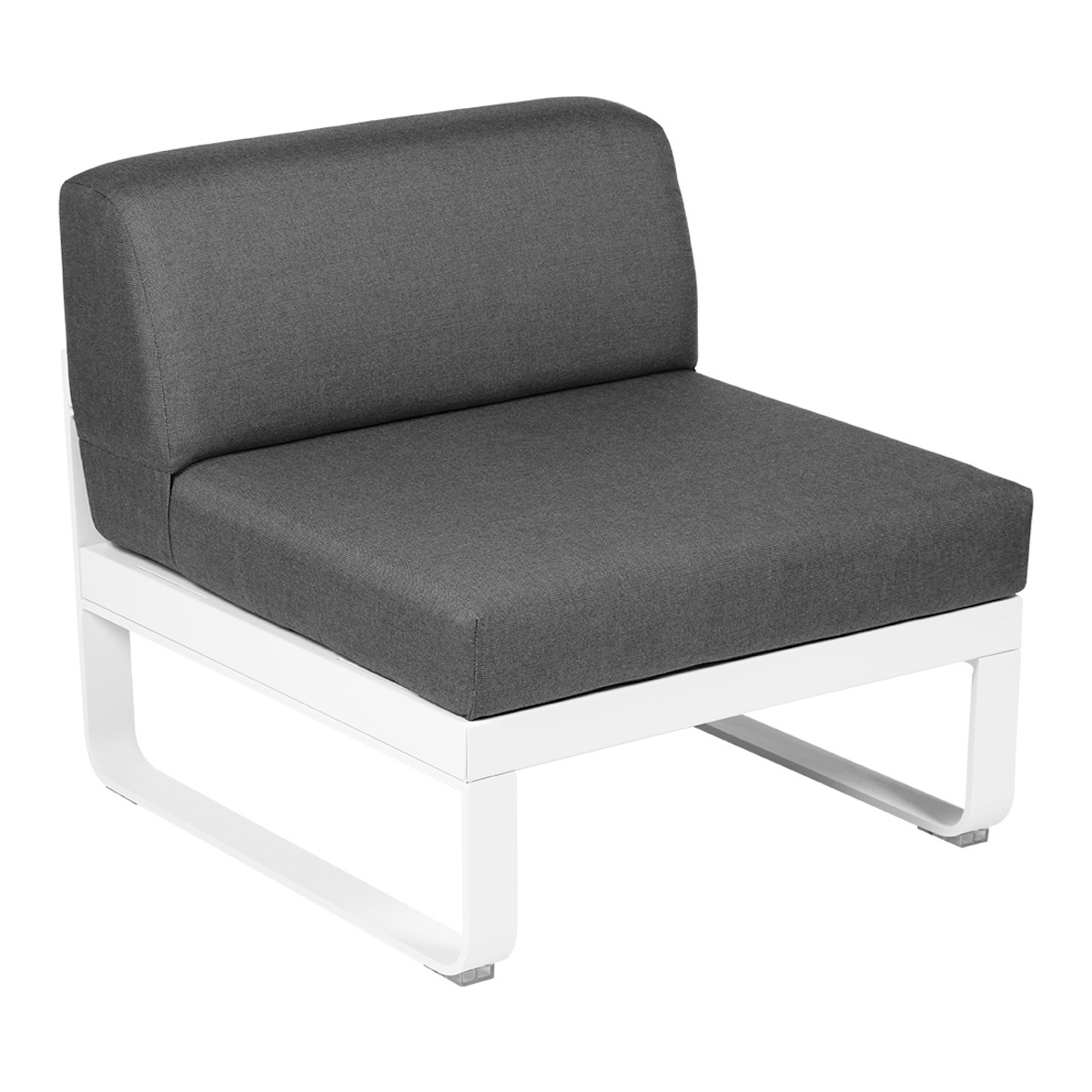 Module central 1 place BELLEVIE Fermob blanc coton-gris graphite