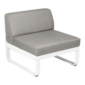 Module central 1 place BELLEVIE Fermob blanc coton-taupe grisé