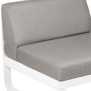 Module central 1 place BELLEVIE Fermob blanc coton-taupe grisé