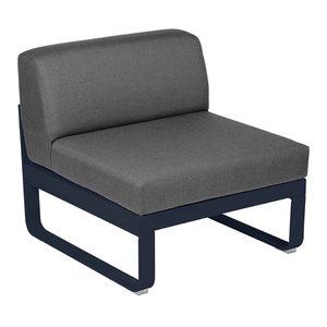 Module central 1 place BELLEVIE Fermob Bleu Abysse-gris graphite