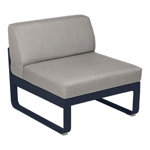 Module central 1 place BELLEVIE Fermob Bleu Abysse-taupe grisé