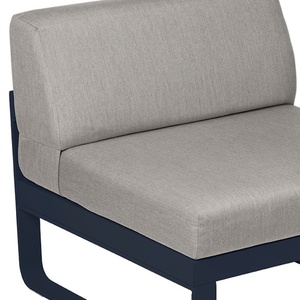 Module central 1 place BELLEVIE Fermob Bleu Abysse-taupe grisé