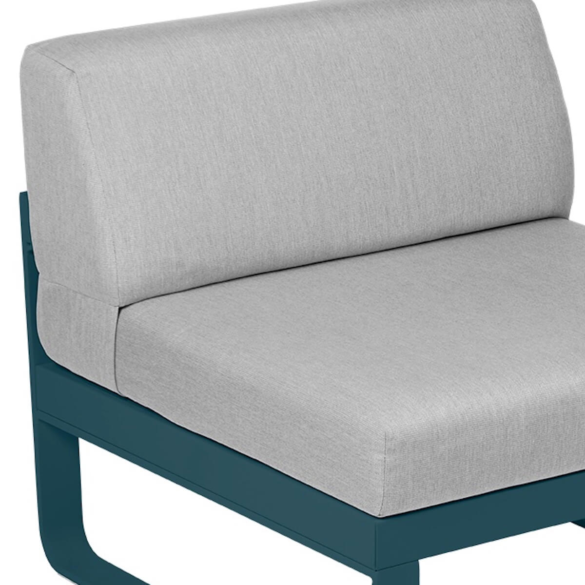 Module central 1 place BELLEVIE Fermob bleu acapulco-gris flanelle