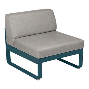 Module central 1 place BELLEVIE Fermob bleu acapulco-taupe grisé
